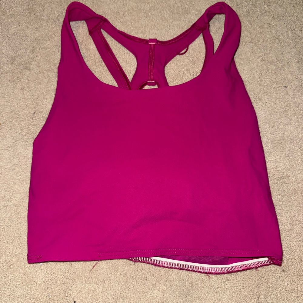 DISCONTINUED* Lululemon Athletica Magenta Tank Top Racerback Athletic Wear
